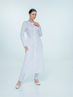 Халат медицинский женский | Х-272 клеон проф белый