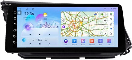 Магнитола для Hyundai Elantra 6 2018-2020 (без штатной КЗВ) - FarCar монитор 12.3" 2K QLED на Android 14, TS10, CarPlay, 4G SIM-слот