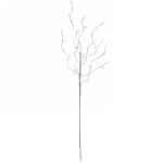 Ветка декоративная «Серебряная тайна» 64 см, Серебро