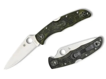 Нож складной Spyderco C10ZFPGR Endura 4 Flat Ground Zome Green