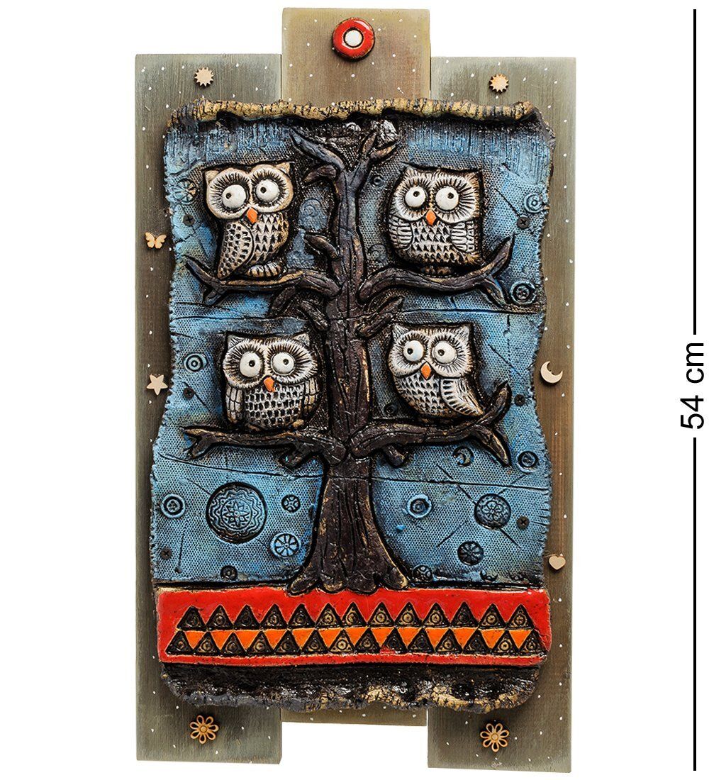 КоКо Шамель KK-532 Панно «Совы на дереве» шамот