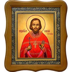 Сергий Мечев священномученик. Икона на холсте.