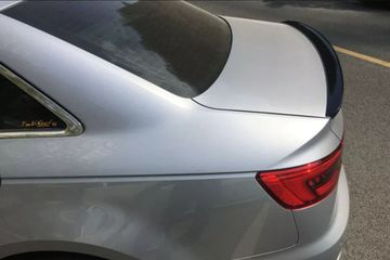 Спойлер глянцево - черный V.4 для Audi A4 B8 2013-2016