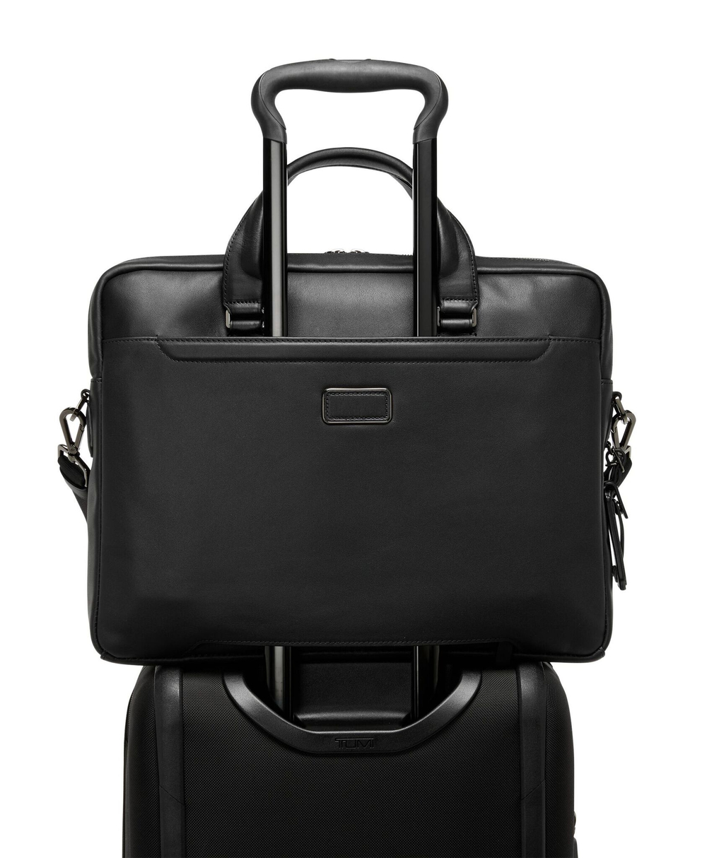 Портфель кожаный Avondale/Black bombe