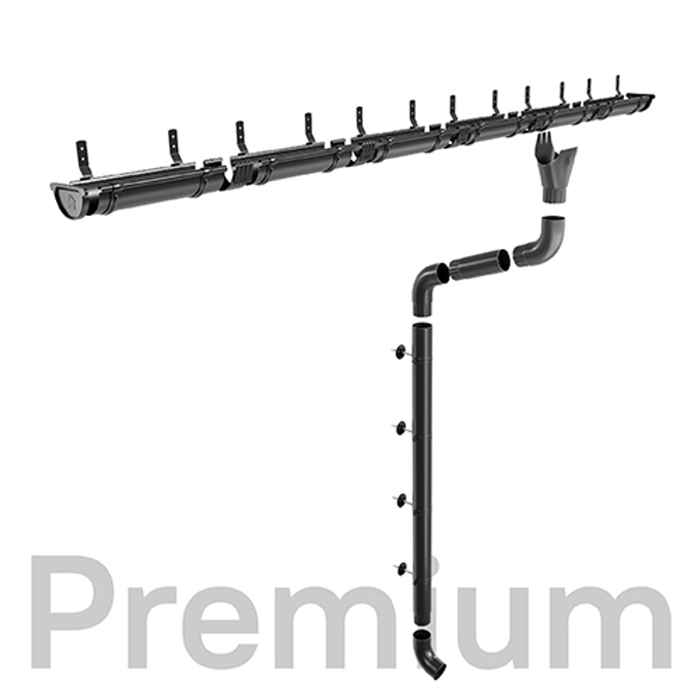 Комплект AVIATOR PREMIUM 6 м (Графит 7024)