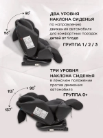 Автокресло AMAROBABY Favorite ISOFIX с усиленной боковой поддержкой, группа 0+/1/2/3