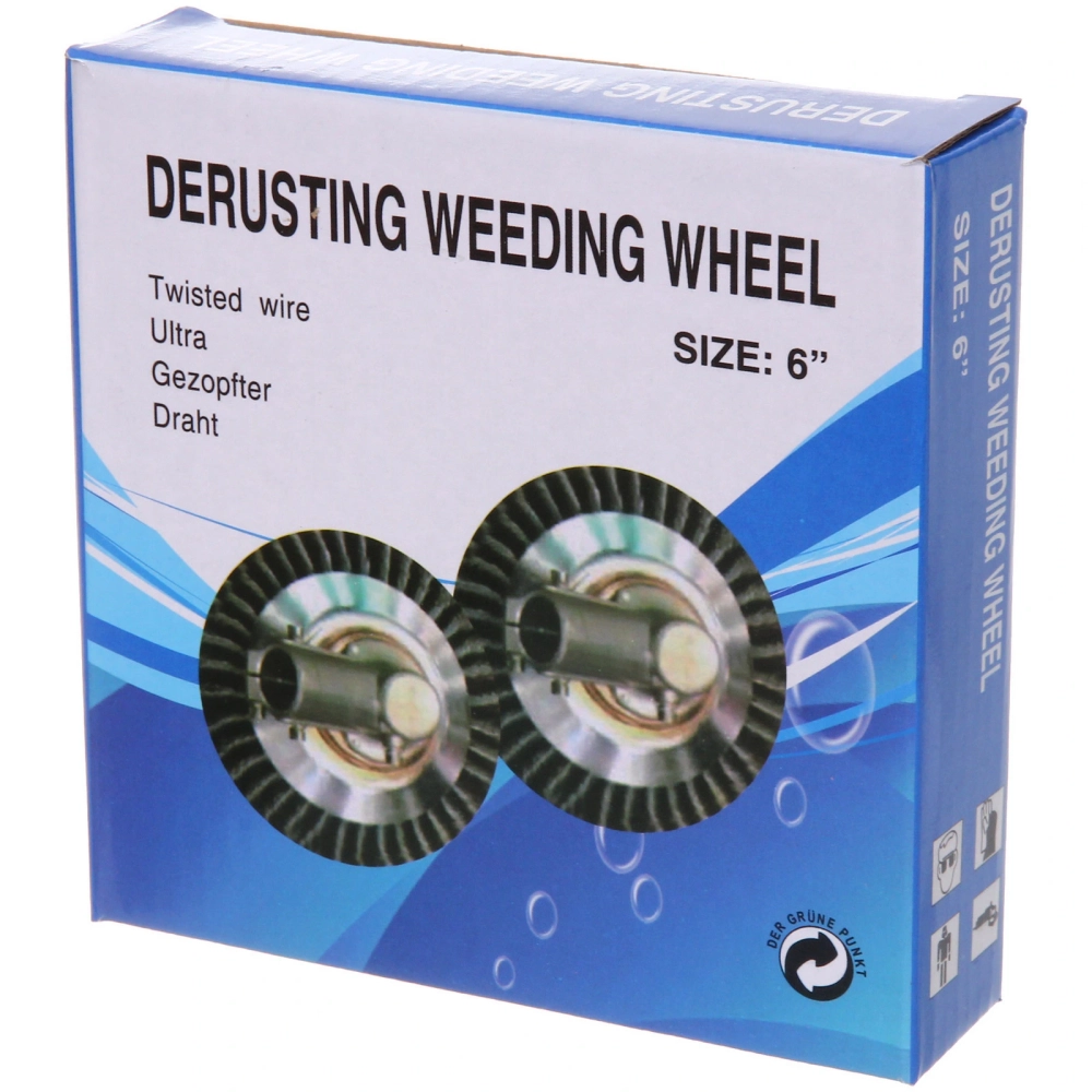 Щетка круглая для триммера из стальной проволоки диаметр 150мм, посадочное 25.4мм