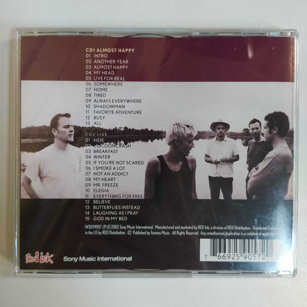 CD K's Choice - Almost Happy 2CD (США 2002г.)