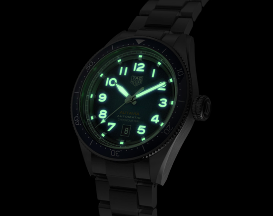 Tag Heuer WBE5110.EB0173 мужской механический хронометр  AQUARACER подстветка