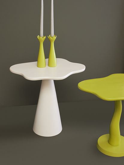 Столик приставной fluid, 56х52 см, морская пена