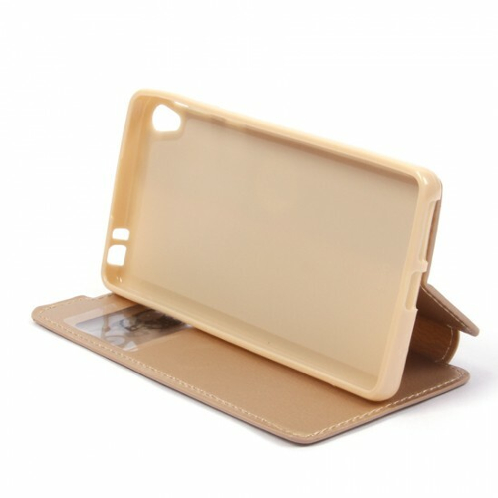 Чехол-книжка с магнитом для Sony Xperia E5, 007174-2 Белый