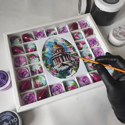 793 | Форма для шоколадных плоских плиток "Для росписи" (275*175 мм)