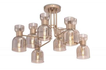 Люстра потолочная FR5094PL-08G матовое золото Isla Freya