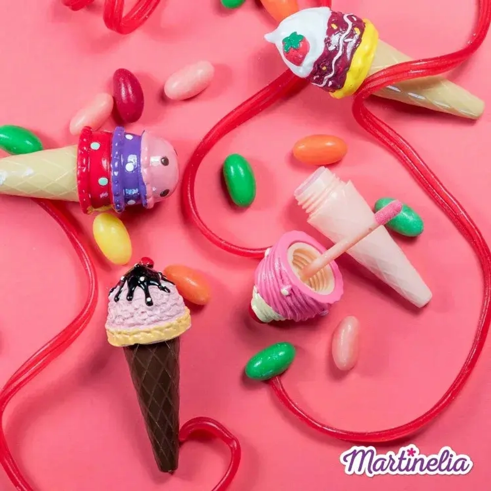 Бальзам для губ "Рожок", черника Martinelia Ice Cream Cone