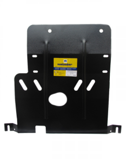 Защита картера Двигателя, КПП. 2 мм, Сталь. для Chery QQ6 2006-2014 MOTODOR.09008