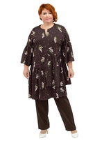 Платье-туника из вискозы Брауни