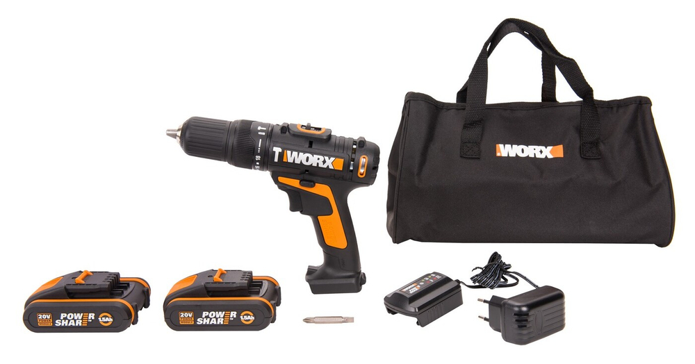 Дрель-шуруповерт ударная аккумуляторная WORX WX371.3