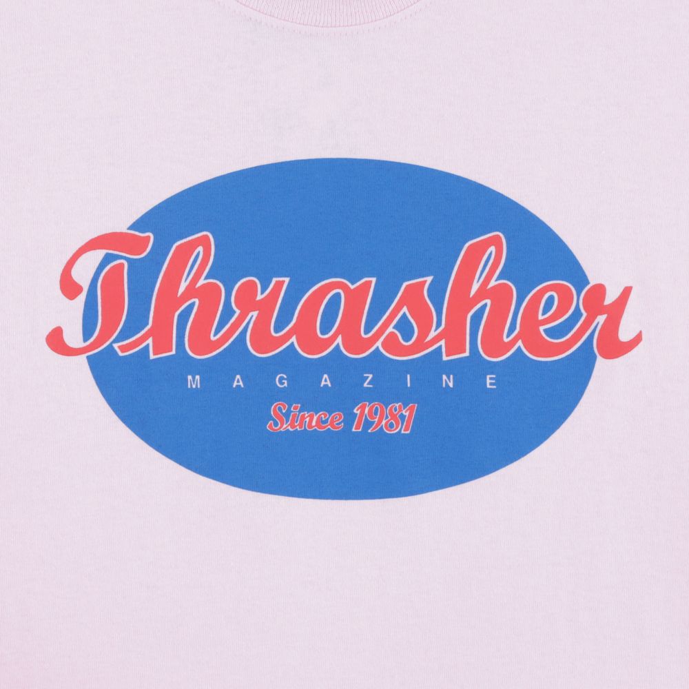 Футболка Thrasher Oval (pink)