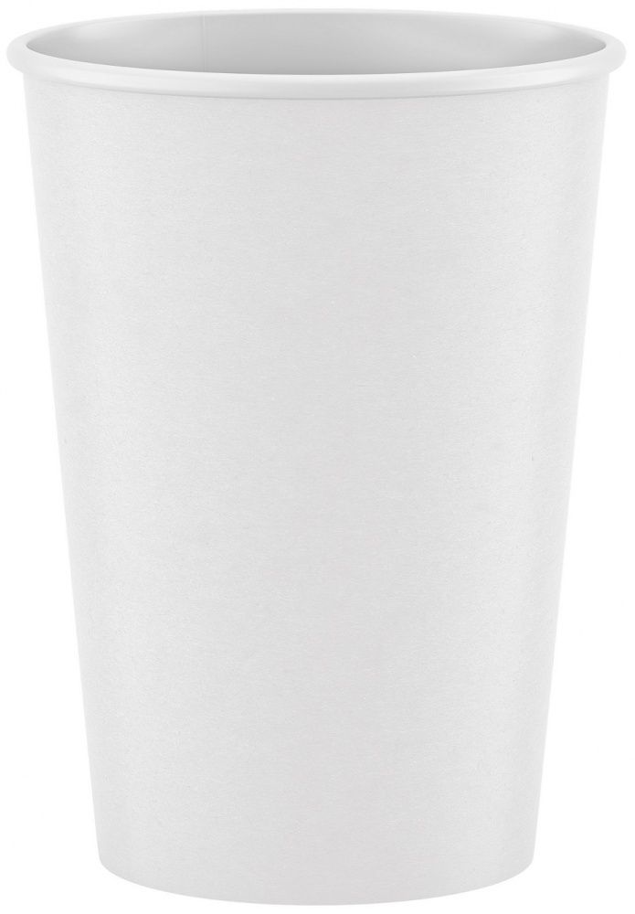 Бумажный стакан 250мл. БЕЛЫЙ (БЕЗ ПЕЧАТИ), 1000шт/кор. Cups-OK