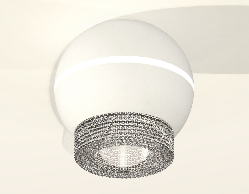 XS1101030 SWH/CL белый песок/прозрачный MR16 GU5.3 LED 3W 4200K (C1101, N7191)