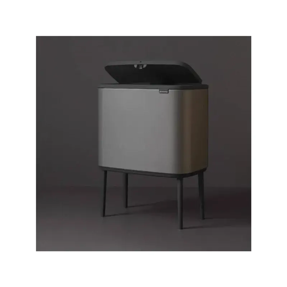 Brabantia Контейнер для отходов Bo Touch 11+23 л для переработки платины