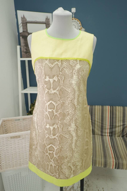 Платье T Tahari комбинированное 42 размер