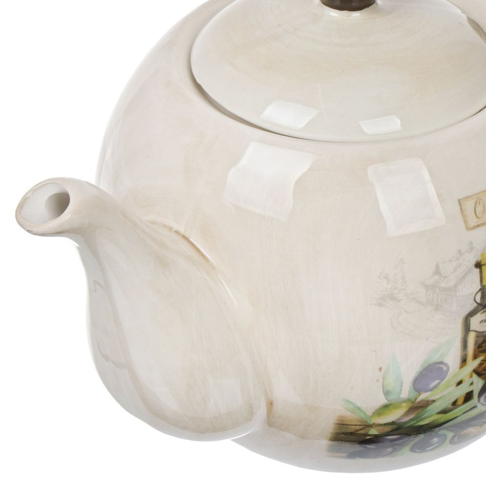 Чайник заварочный доломит, 0.95 л, Daniks, Левадия, беж