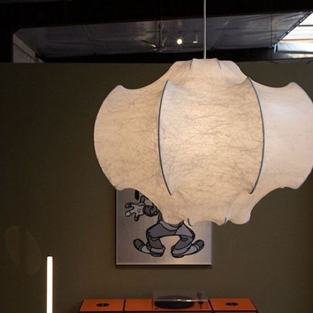 Люстра из перетянутого шелка 🤍