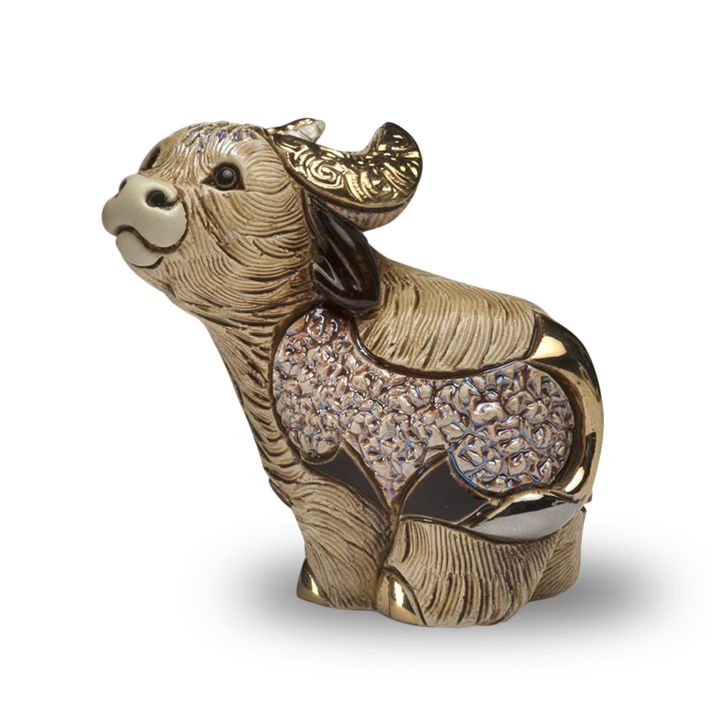 De Rosa Rinconada Статуэтка коллекционная Бурый бык.Теленок