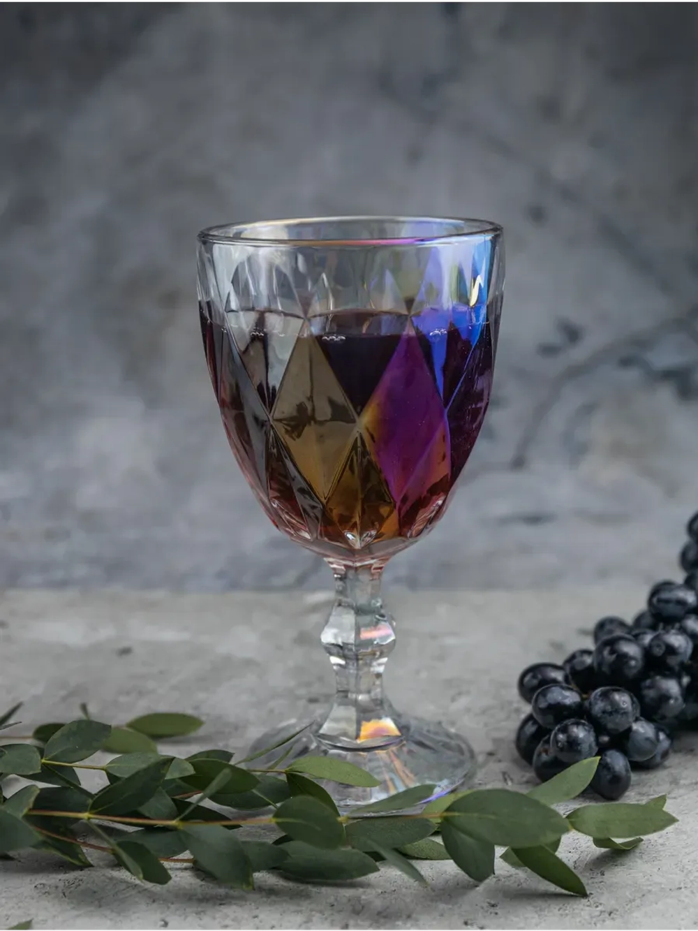 Набор фужеров для вина, 330 мл, 6 шт. перламутровый