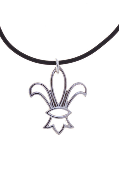 "Акумал" подвеска в родиевом покрытии из коллекции "Gammi" от Jenavi с замком карабин