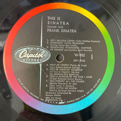 Винтажная виниловая пластинка LP Frank Sinatra, This Is Sinatra Volume Two (США 1960)