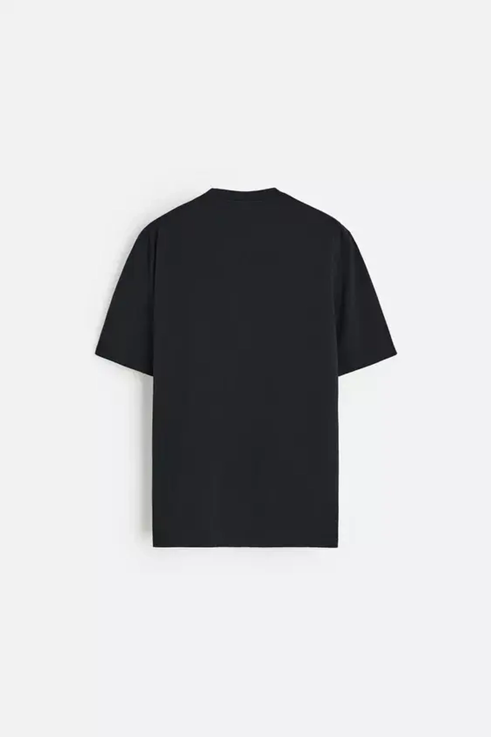 ZARA ФУТБОЛКА MEDIUM WEIGHT, ТЕМНО-СИНИЙ