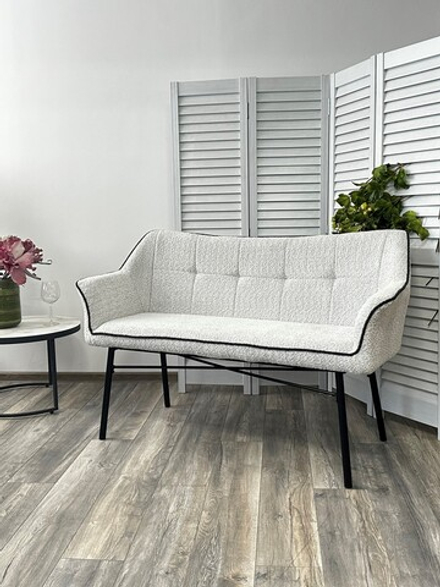 Скамья М-City DISAUR Бергамо (Bergamo) Uf998-14 Светло-серый, букле, Uf998-16 темно-серый,