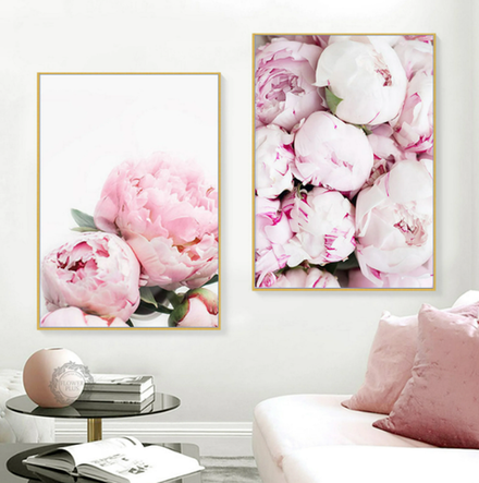 Интерьерная картина в технике цифровой печати. АРТ 024 Пионы