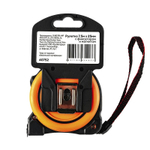 Рулетка 7 м 25 мм обрезиненный корпус, с фиксатором и магнитом BAUHOW