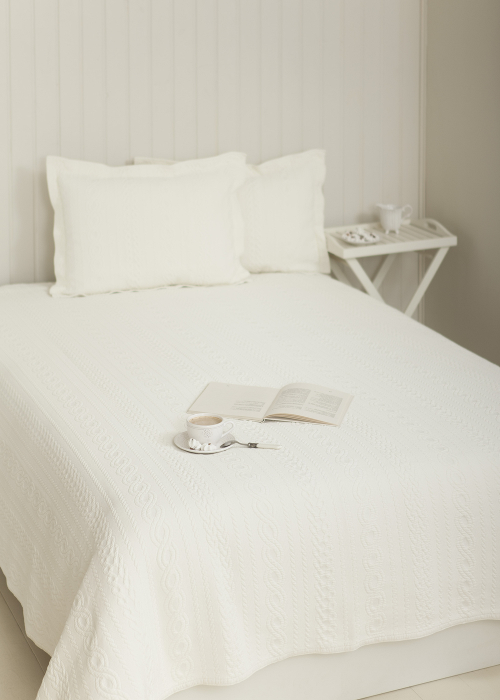 Покрывало 190x210 Luxberry Зефир экрю Португалия