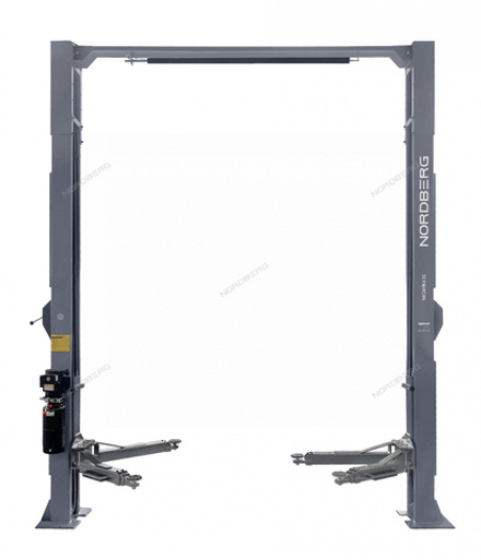 Подъемник двухстоечный 4,5 т, верхняя синхронизация, 380 В NORDBERG N4124HM-4,5G