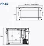 MK-35 / Автохолодильник (35 л, с Bluetooth) компрессорный Alpicool MK-35 (35 литров) 12-24-220В с Bluetooth (Гарантия 14 дней) Оптом