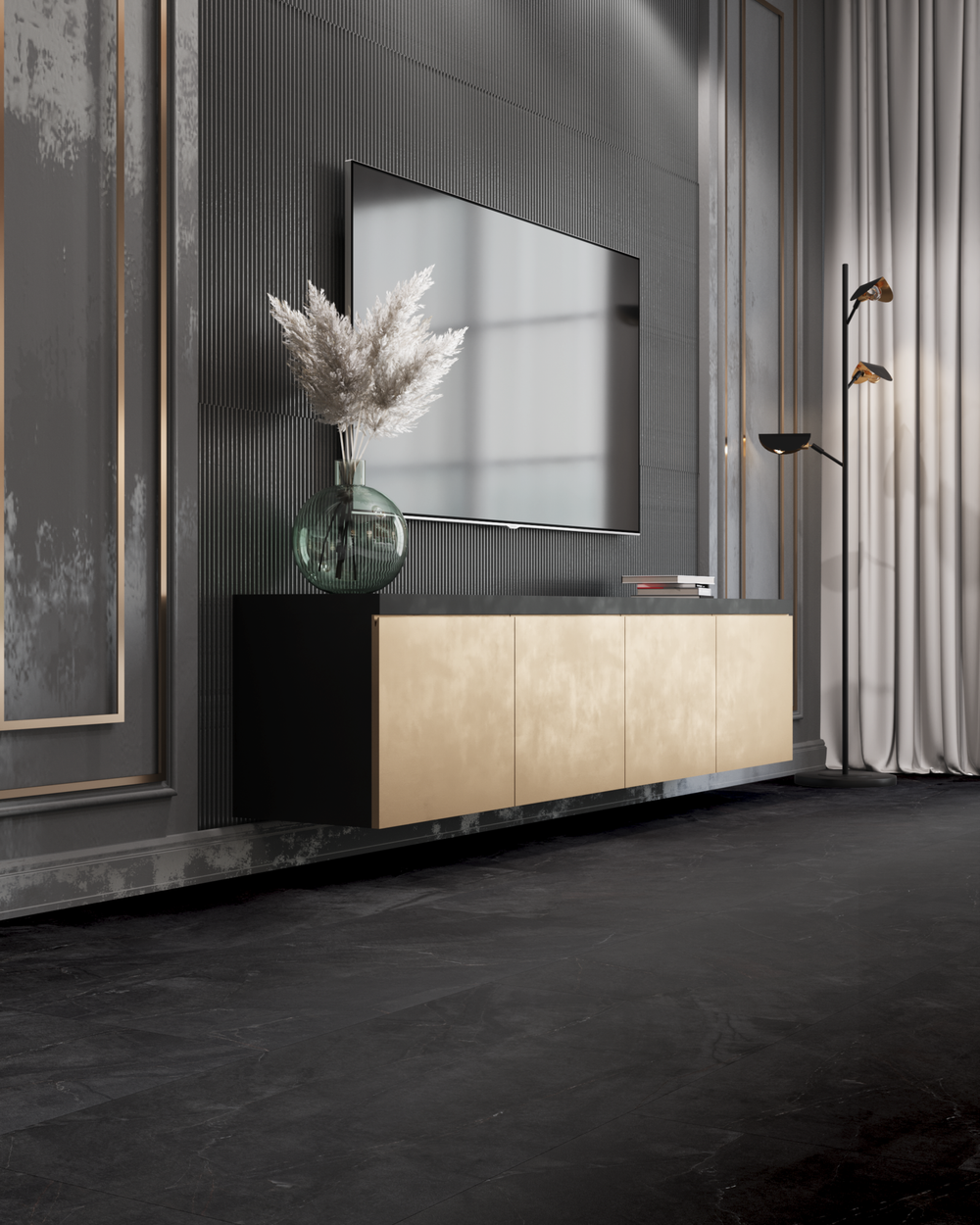 LVT-плитка VINILAM 91912 Аргентинский камень (4,513м2) клеевой