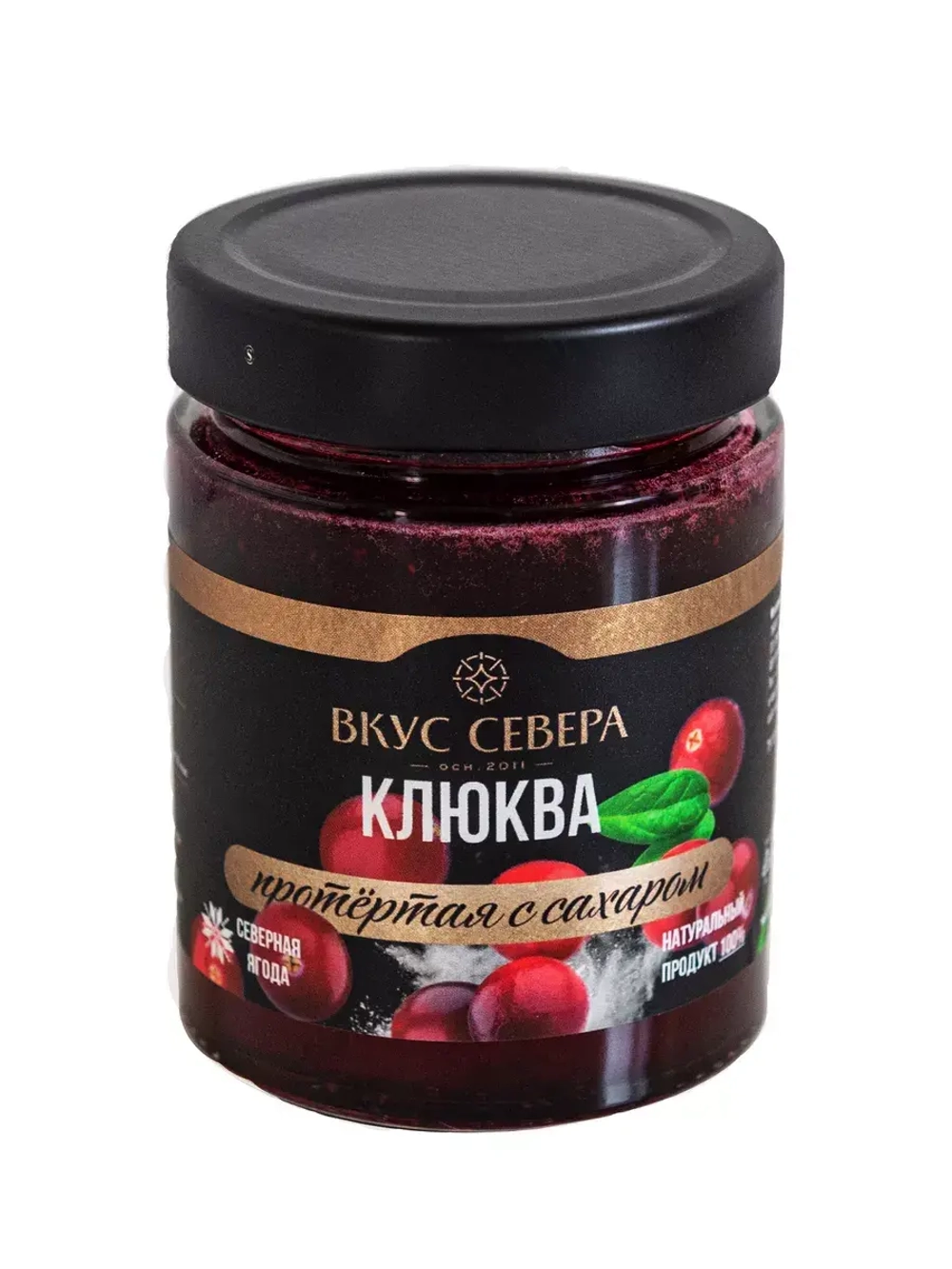 Клюква протертая с сахаром 300 гр