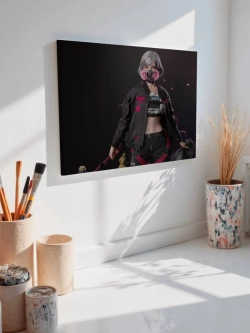 Картина на стену 40 X 50 Киберпанк аниме