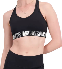 Теннисный бюстгальтер New Balance Pace Bra 3.0 - Black