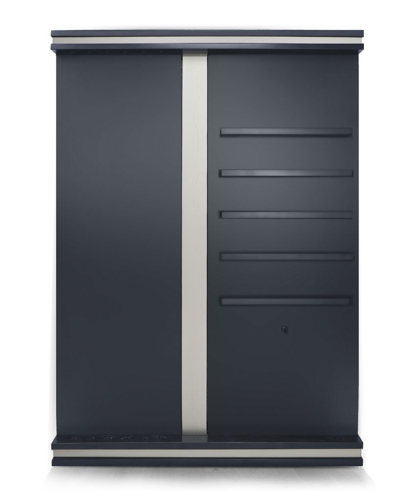 Киевница SOHO мдф/сосна (GRAPHITE,Декор серебро,Manchester 45 Yellow green ш1,98м)