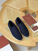 Лоферы Loro Piana Summer Walk с мехом