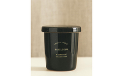 Zara Home Свеча ароматическая Basilicum 170 г, растительный воск, аромат свежий цитрусовый, Горчичный