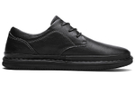 Jeep Low Top Workwear Casual Leather Shoes Black