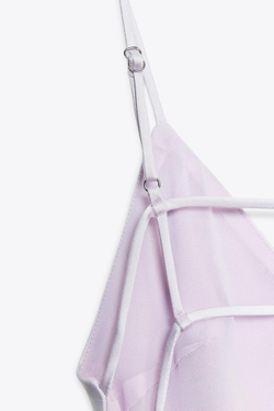 ZARA АТЛАСНОЕ ПЛАТЬЕ МИДИ, СИРЕНЕВЫЙ