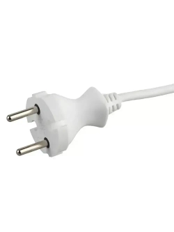 Удлинитель сетевой электрический Intro U330-W без заземления 3 розетки, 3 м, ШВВП 2х0,75мм2, 6A, белый