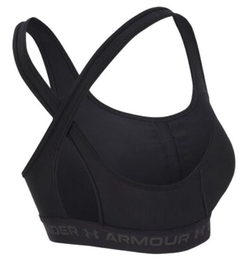 ТОП теннисный Under Armour Crossback Mid Bra - черный
